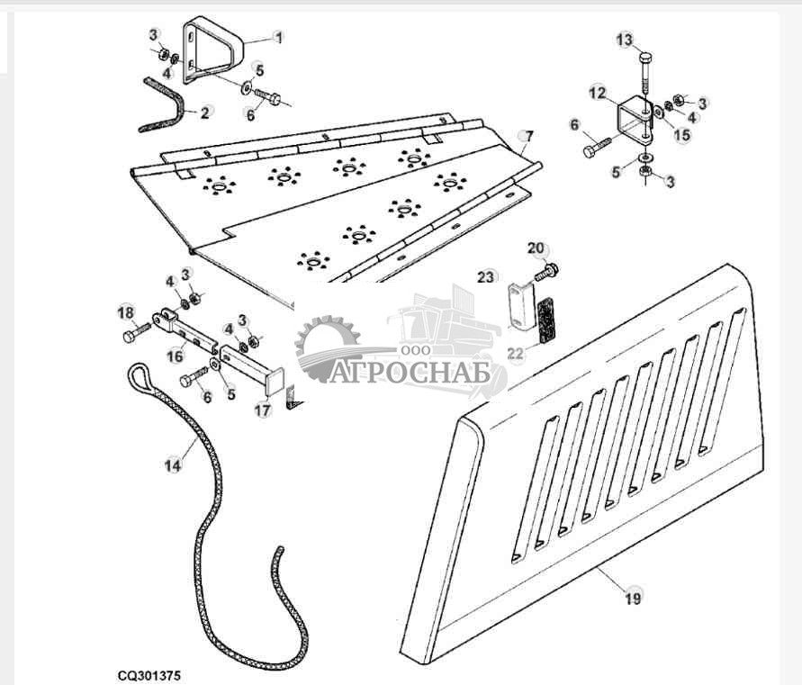 RH COVER AND RADIATOR ACCESS PANELS 